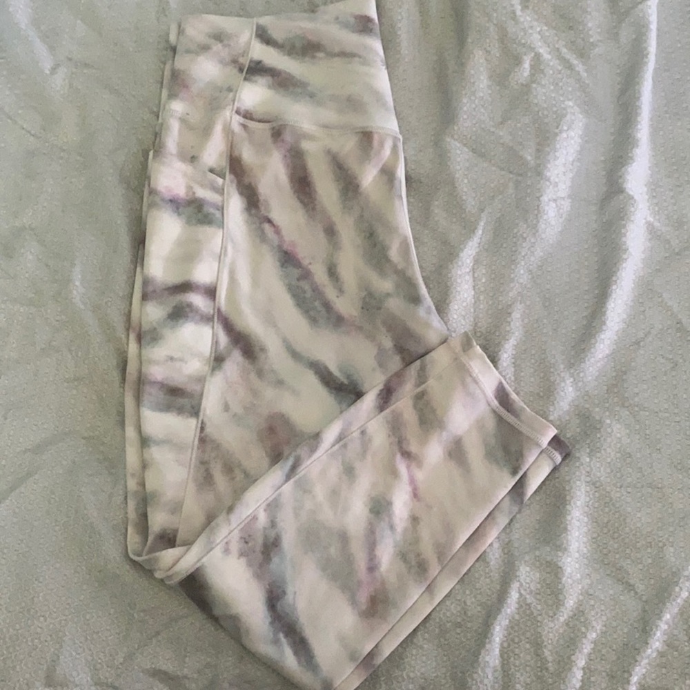 Athleta zebra print leggings
